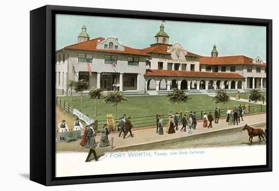 Livestock Exchange, Fort Worth, Texas-null-Framed Stretched Canvas