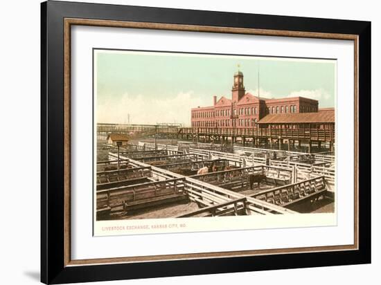 Livestock Exchange, Kansas City, Missouri-null-Framed Premium Giclee Print