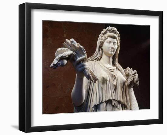 Livia Drusilla, Roman Empress, Marble, c. 20 AD Roman-null-Framed Photographic Print