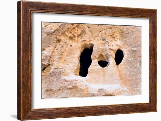 Living Ancient Cavern in Little Petra-vvoevale-Framed Photographic Print