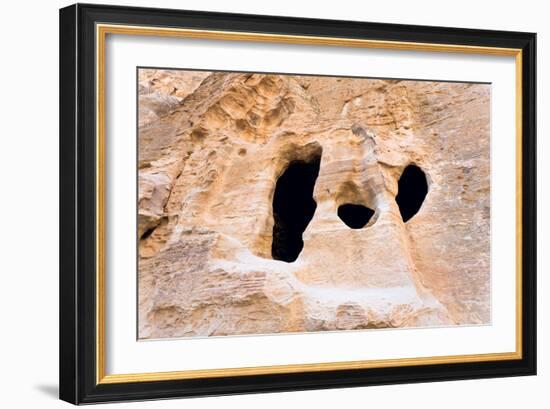 Living Ancient Cavern in Little Petra-vvoevale-Framed Photographic Print