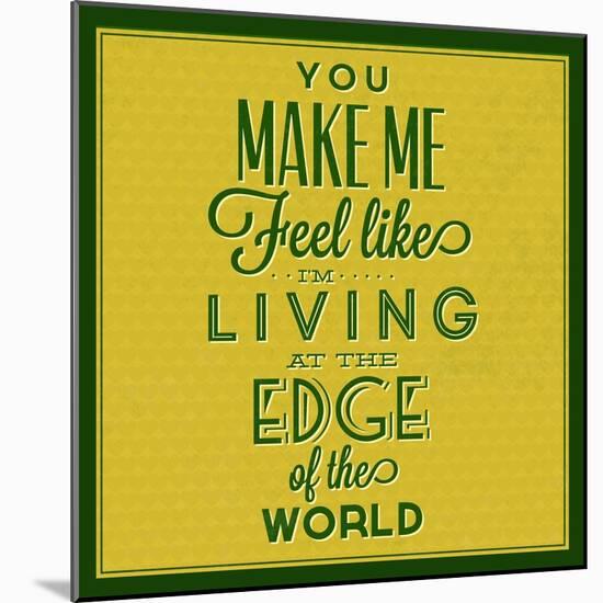 Living at the Edge 1-Lorand Okos-Mounted Art Print