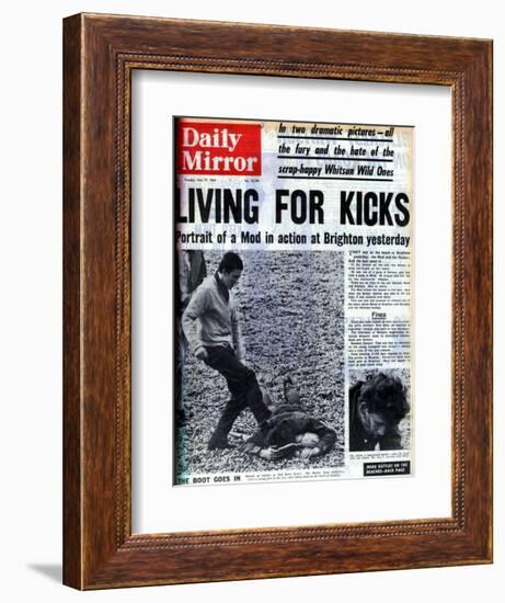 Living for Kicks-null-Framed Photographic Print