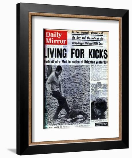 Living for Kicks-null-Framed Photographic Print