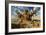 Living Fossils in a Desert Landscape-null-Framed Premium Giclee Print