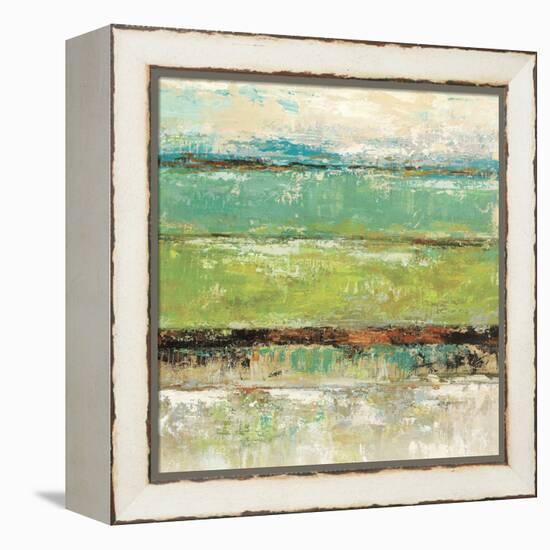 Living Green I-Michael Brey-Framed Stretched Canvas