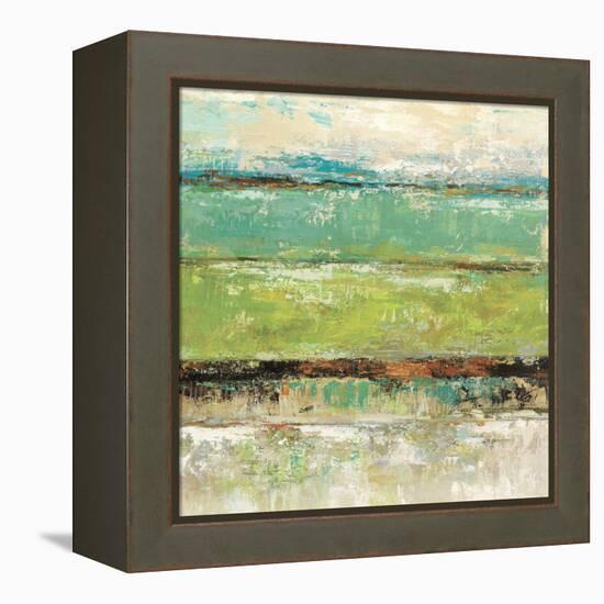 Living Green I-Michael Brey-Framed Stretched Canvas