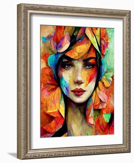 Living in A Vase, C.2022 (Digital Art)-Blake Munch-Framed Giclee Print