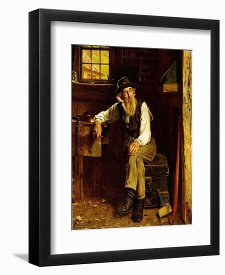 Living in the Past-John George Brown-Framed Giclee Print