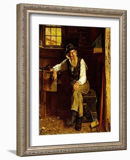 Living in the Past-John George Brown-Framed Giclee Print