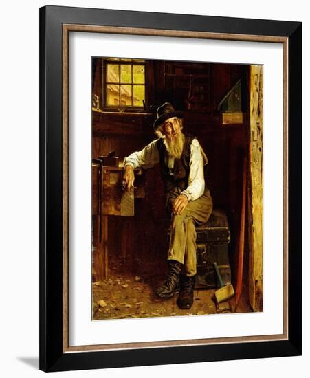 Living in the Past-John George Brown-Framed Giclee Print