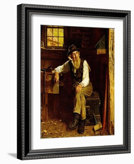 Living in the Past-John George Brown-Framed Giclee Print