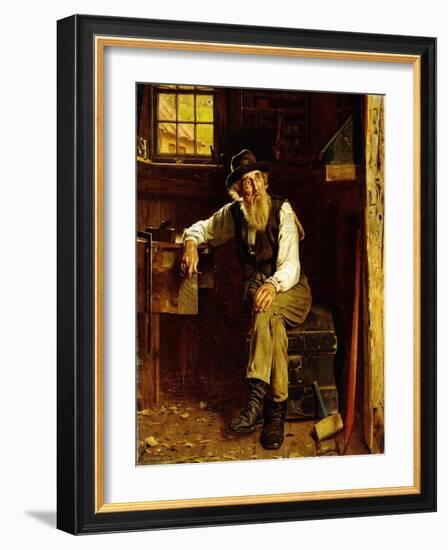 Living in the Past-John George Brown-Framed Giclee Print