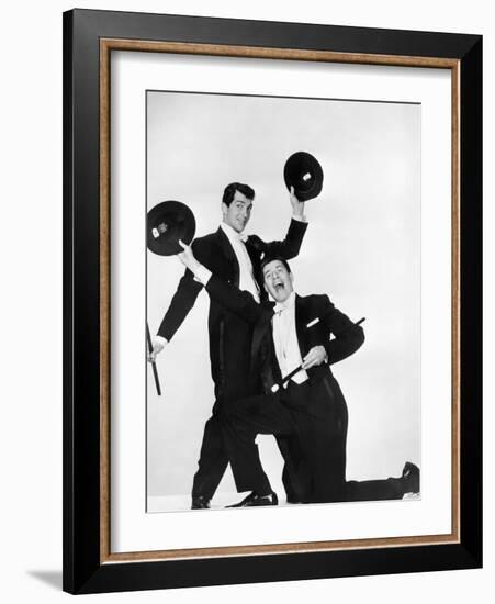 Living It Up, Dean Martin, Jerry Lewis, 1954-null-Framed Photo