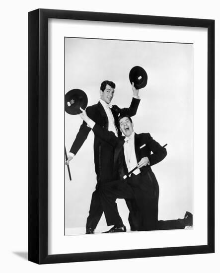 Living It Up, Dean Martin, Jerry Lewis, 1954-null-Framed Photo