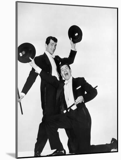 Living It Up, Dean Martin, Jerry Lewis, 1954-null-Mounted Photo