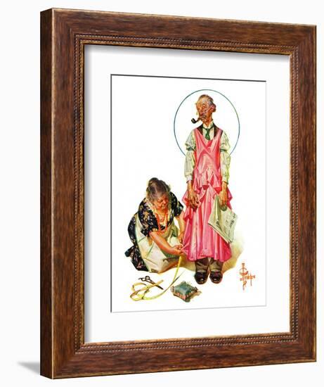 "Living Mannequin,"March 5, 1932-Joseph Christian Leyendecker-Framed Giclee Print