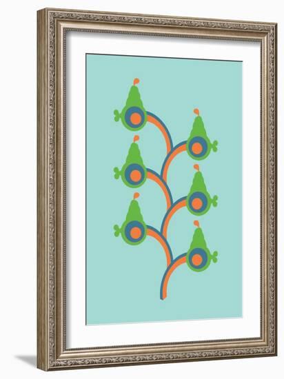 Living on a Leaf Annimo-null-Framed Art Print