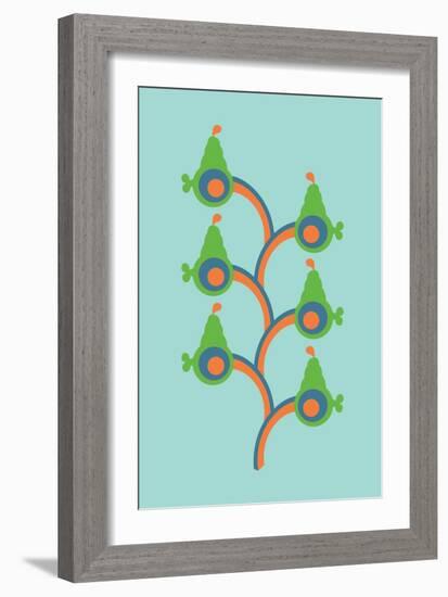 Living on a Leaf Annimo-null-Framed Art Print