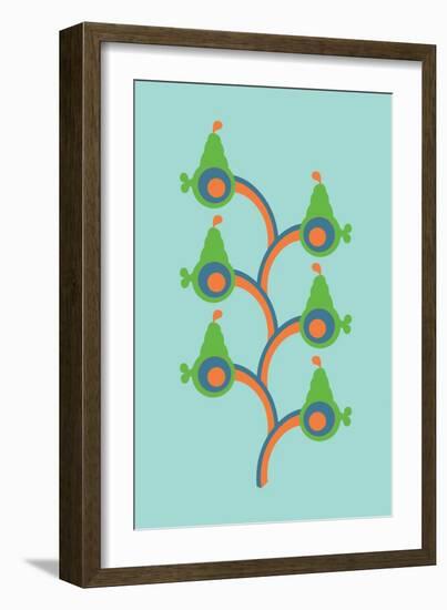 Living on a Leaf Annimo-null-Framed Art Print