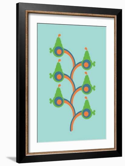 Living on a Leaf Annimo-null-Framed Art Print