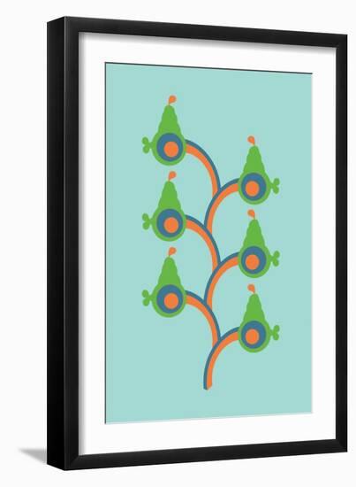 Living on a Leaf Annimo-null-Framed Art Print