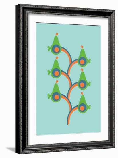 Living on a Leaf Annimo-null-Framed Art Print