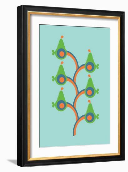 Living on a Leaf Annimo-null-Framed Art Print