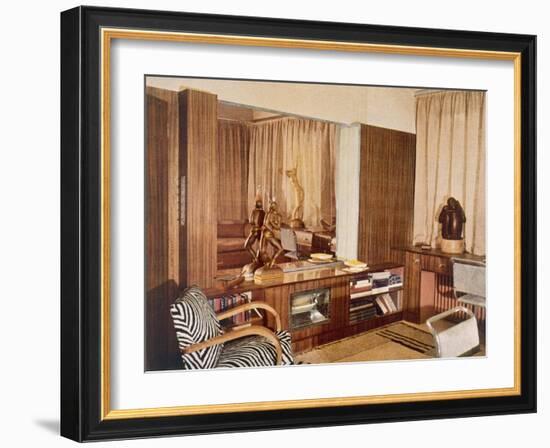 Living Room Designed by Serge Chermayeff for the Sculptor A.G. Grinling-English Photographer-Framed Giclee Print