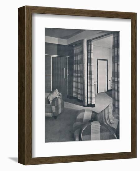 'Living-room in a London house, designed by Raymond McGrath, A.R.I.B.A.', 1936-Unknown-Framed Photographic Print