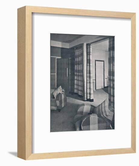 'Living-room in a London house, designed by Raymond McGrath, A.R.I.B.A.', 1936-Unknown-Framed Photographic Print