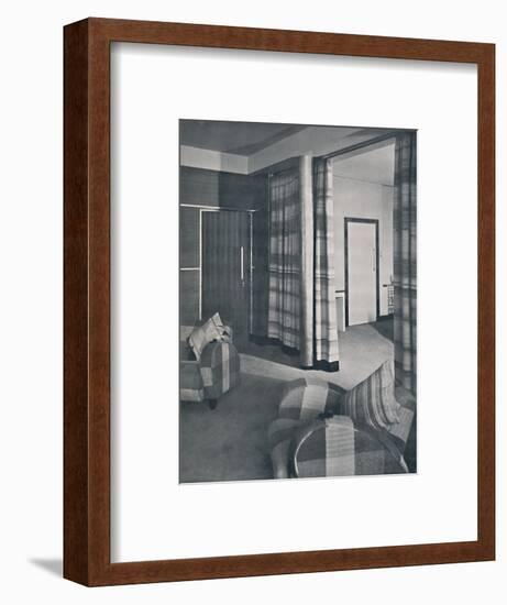 'Living-room in a London house, designed by Raymond McGrath, A.R.I.B.A.', 1936-Unknown-Framed Photographic Print