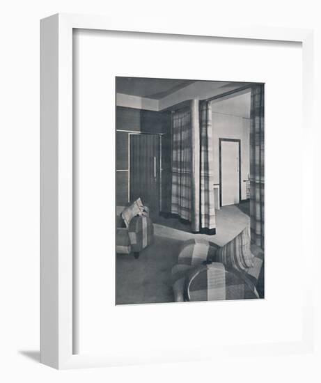 'Living-room in a London house, designed by Raymond McGrath, A.R.I.B.A.', 1936-Unknown-Framed Photographic Print