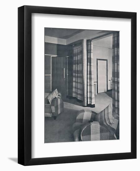 'Living-room in a London house, designed by Raymond McGrath, A.R.I.B.A.', 1936-Unknown-Framed Photographic Print