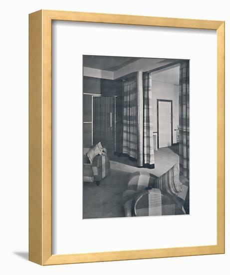 'Living-room in a London house, designed by Raymond McGrath, A.R.I.B.A.', 1936-Unknown-Framed Photographic Print