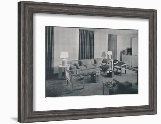 'Living room in the apartment of Samuel A. Marx', 1942-Unknown-Framed Photographic Print