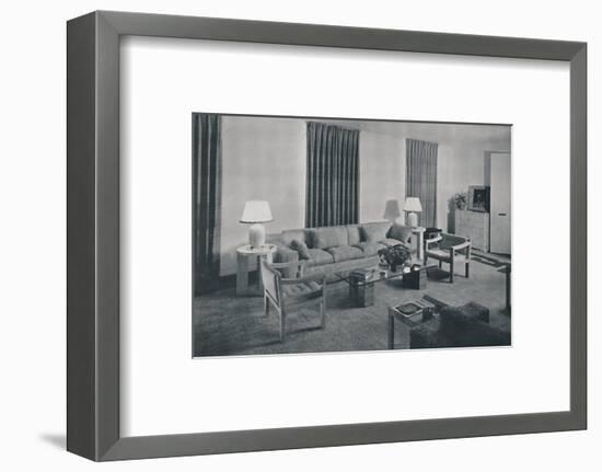 'Living room in the apartment of Samuel A. Marx', 1942-Unknown-Framed Photographic Print