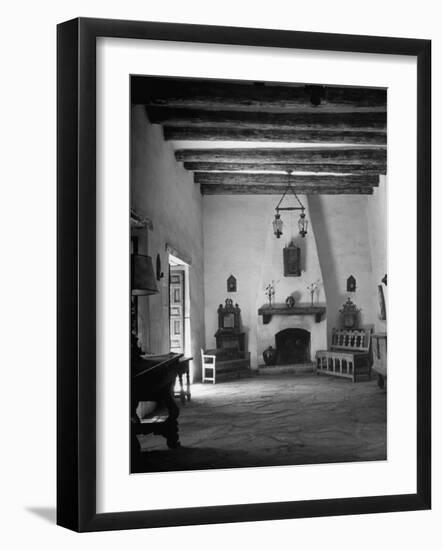 Living Room in the Historic Governor's Palace-Alfred Eisenstaedt-Framed Photographic Print