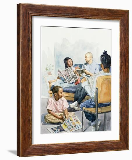 Living Room Serenades, 2003-Colin Bootman-Framed Giclee Print