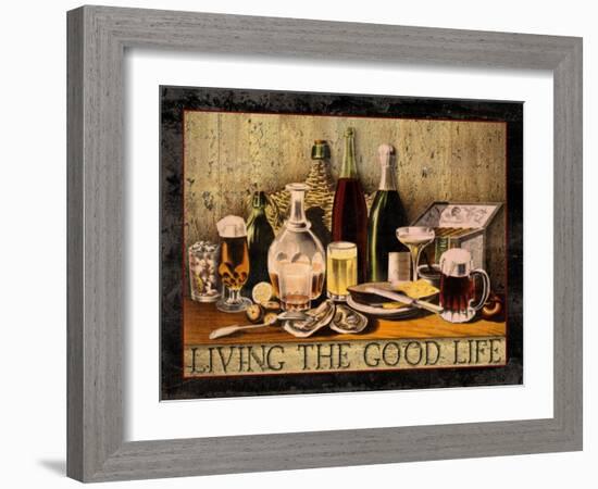 Living the Good Life-Kate Ward Thacker-Framed Giclee Print