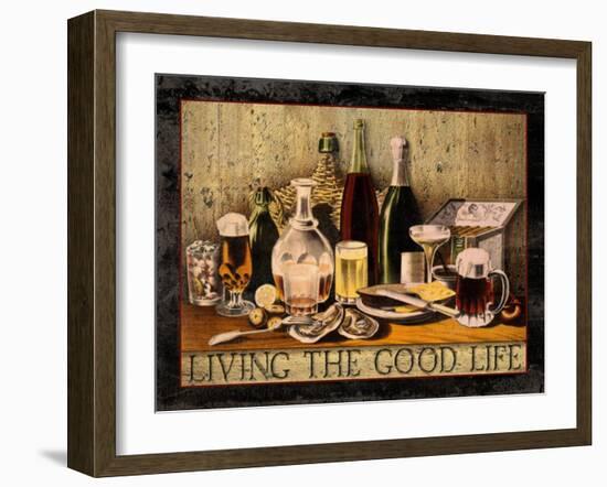 Living the Good Life-Kate Ward Thacker-Framed Giclee Print