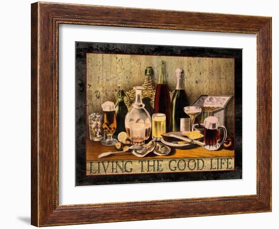 Living the Good Life-Kate Ward Thacker-Framed Giclee Print