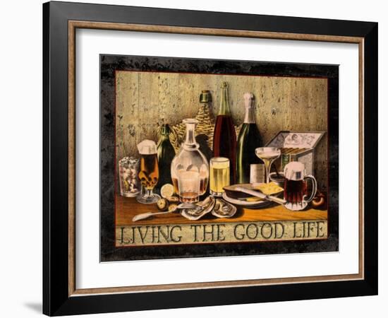 Living the Good Life-Kate Ward Thacker-Framed Giclee Print