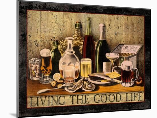 Living the Good Life-Kate Ward Thacker-Mounted Giclee Print