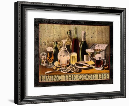 Living the Good Life-Kate Ward Thacker-Framed Giclee Print