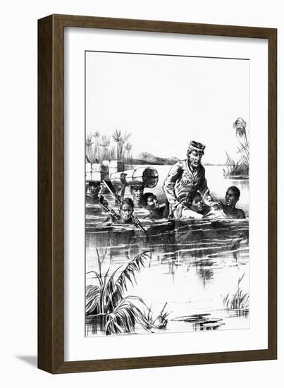 Livingstone on His Last Journey, 19th Century-null-Framed Giclee Print