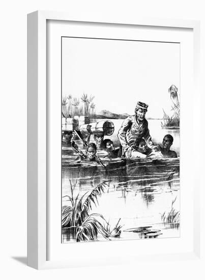 Livingstone on His Last Journey, 19th Century-null-Framed Giclee Print