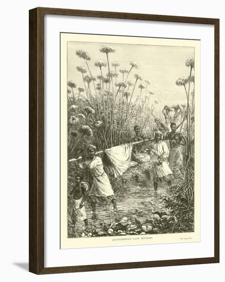 Livingstone's Last Journey-null-Framed Giclee Print