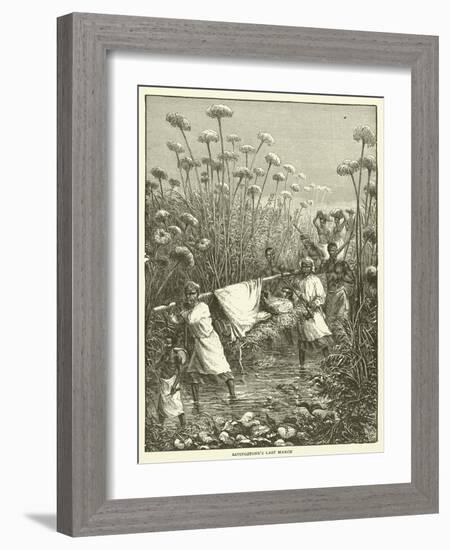 Livingstone's Last March-null-Framed Giclee Print
