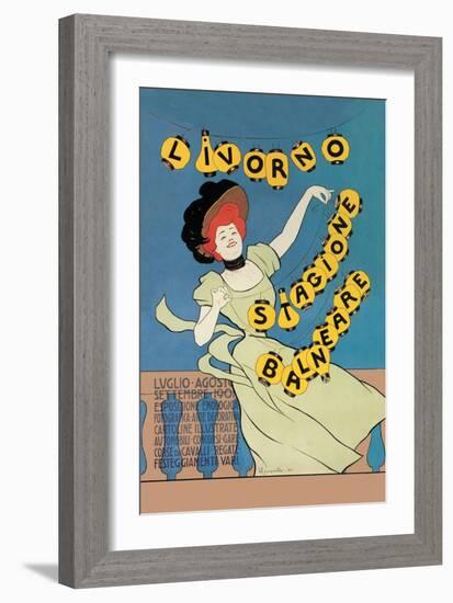 Livorno - Seaside Season-Leonetto Cappiello-Framed Art Print